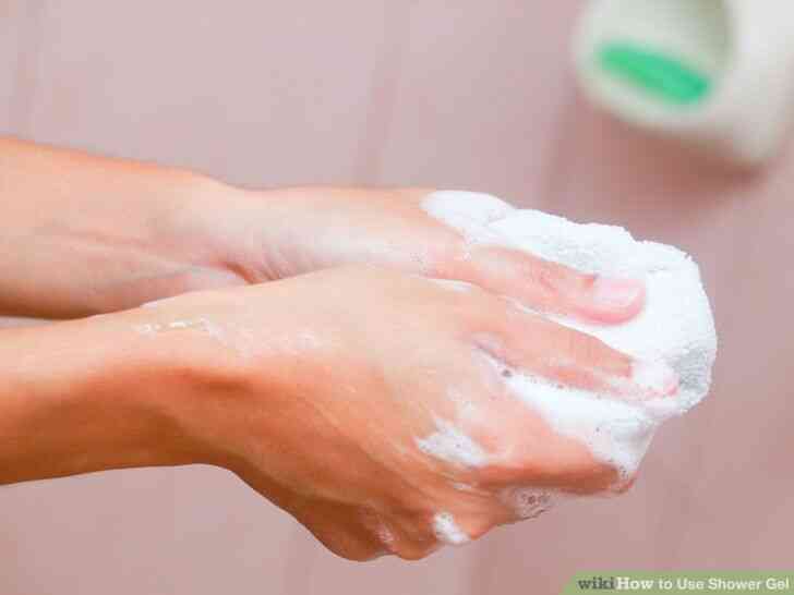 Image intitulée Utilisation du Gel Douche à l